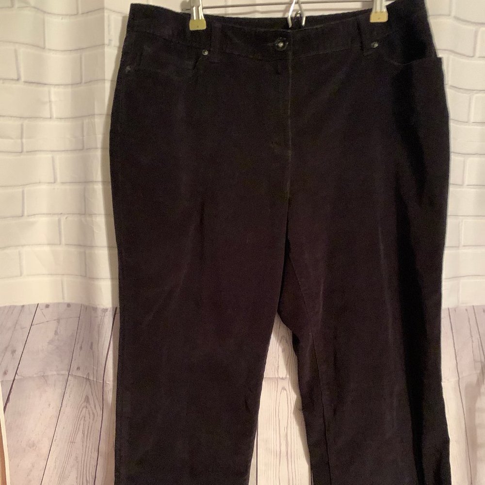Style & Co Black Corduroys SZ 14P